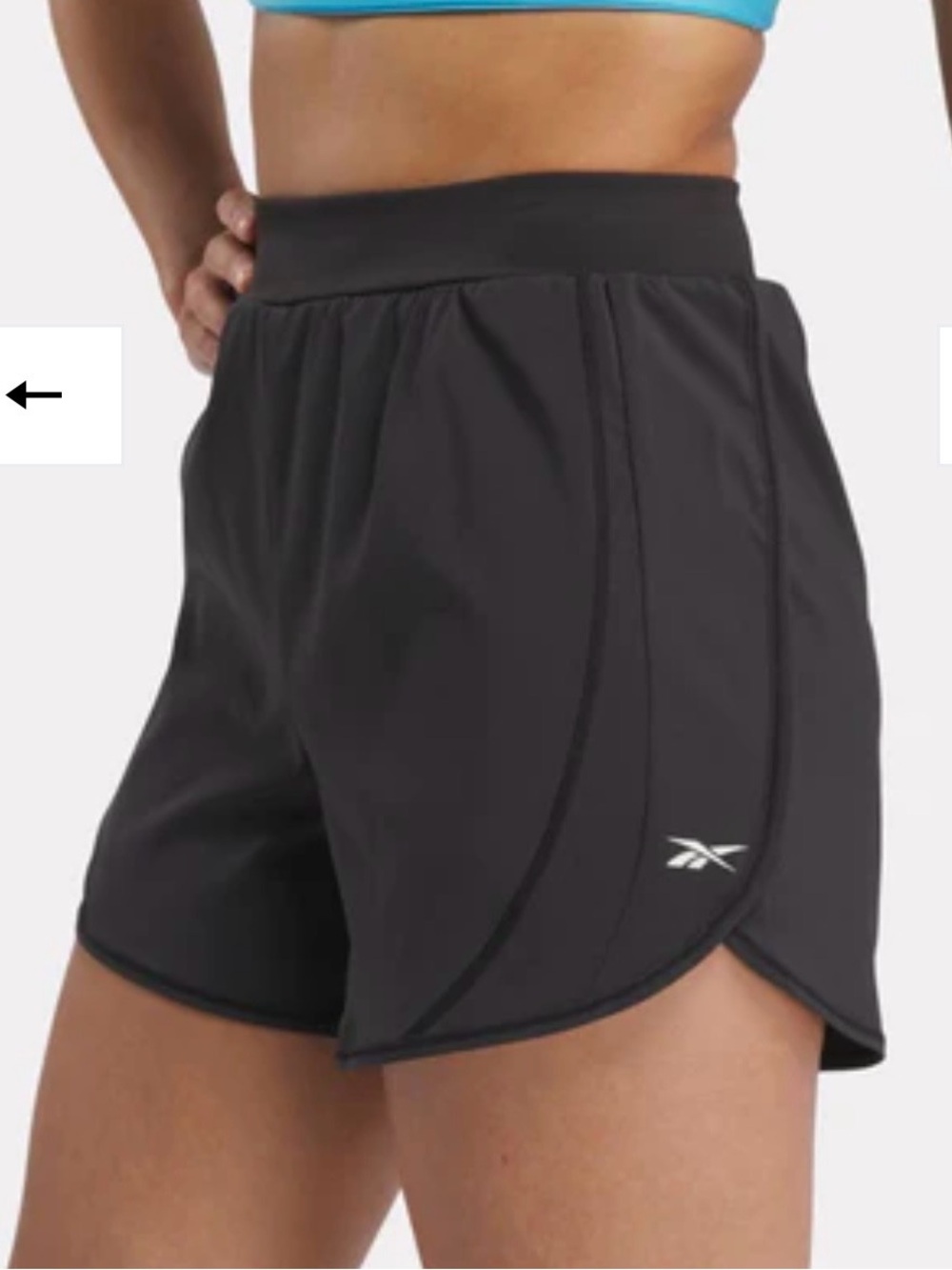 Reebok Lux Woven Athletic Shorts